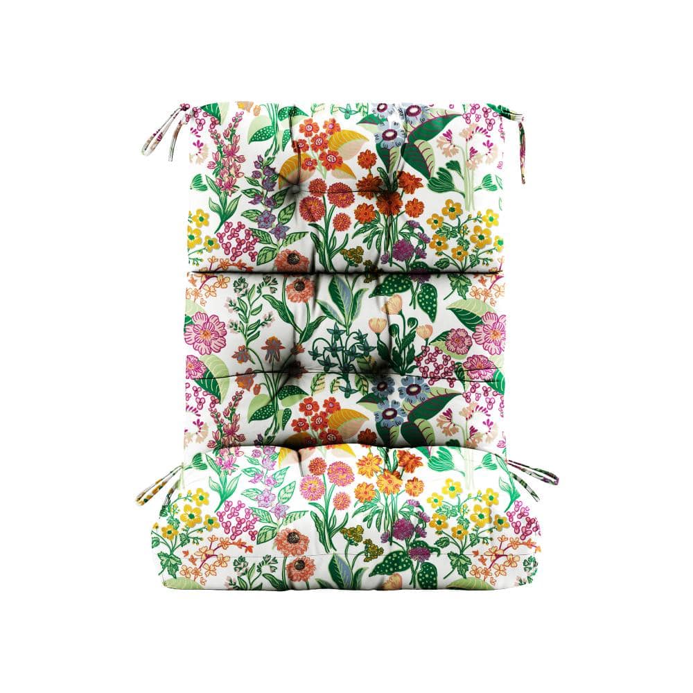 "Outdoor High Back Chair Cushions 45""x21""x4"", Patio Furniture Cushions with Multiple for Garden Rocking Chair,Floral" price history on PriceWatchPro