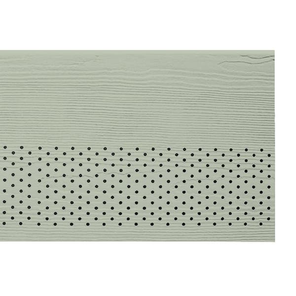 Hardie Soffit HZ5 16 in. x 144 in. Primed Cedarmill Vented Fiber Cement Soffit Panel