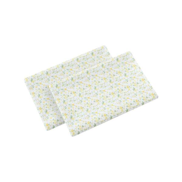 Laura Ashley Norella 2-Piece Pink Cotton Standard Pillowcases