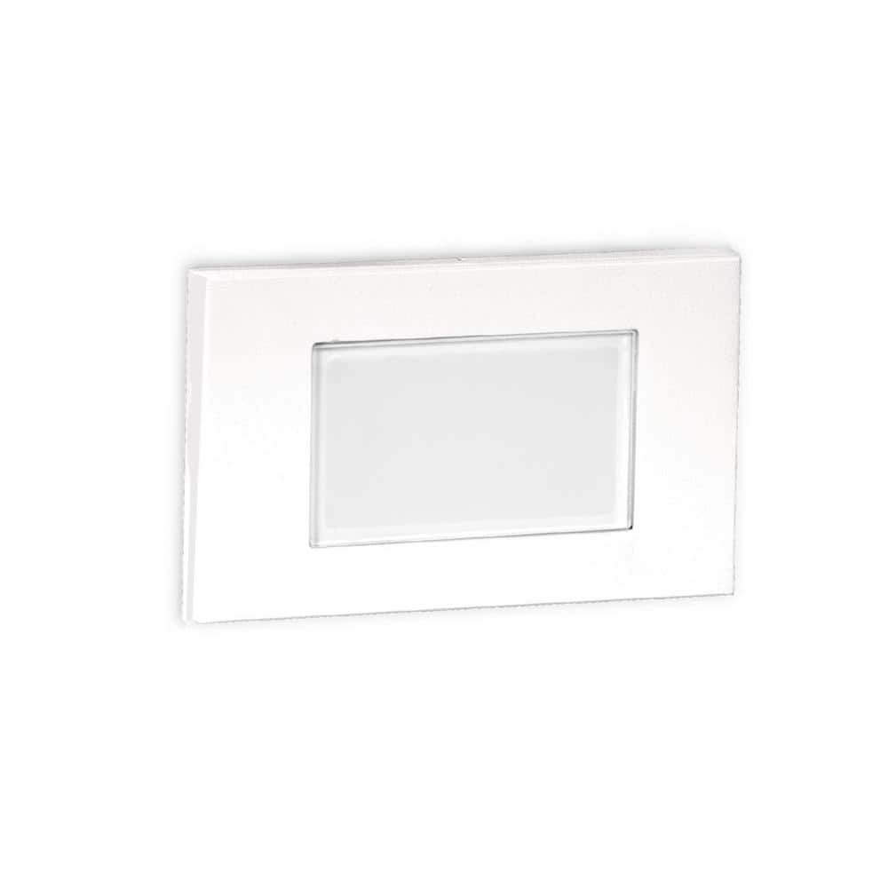 White Aluminum Dimmable LED Step and Wall Light