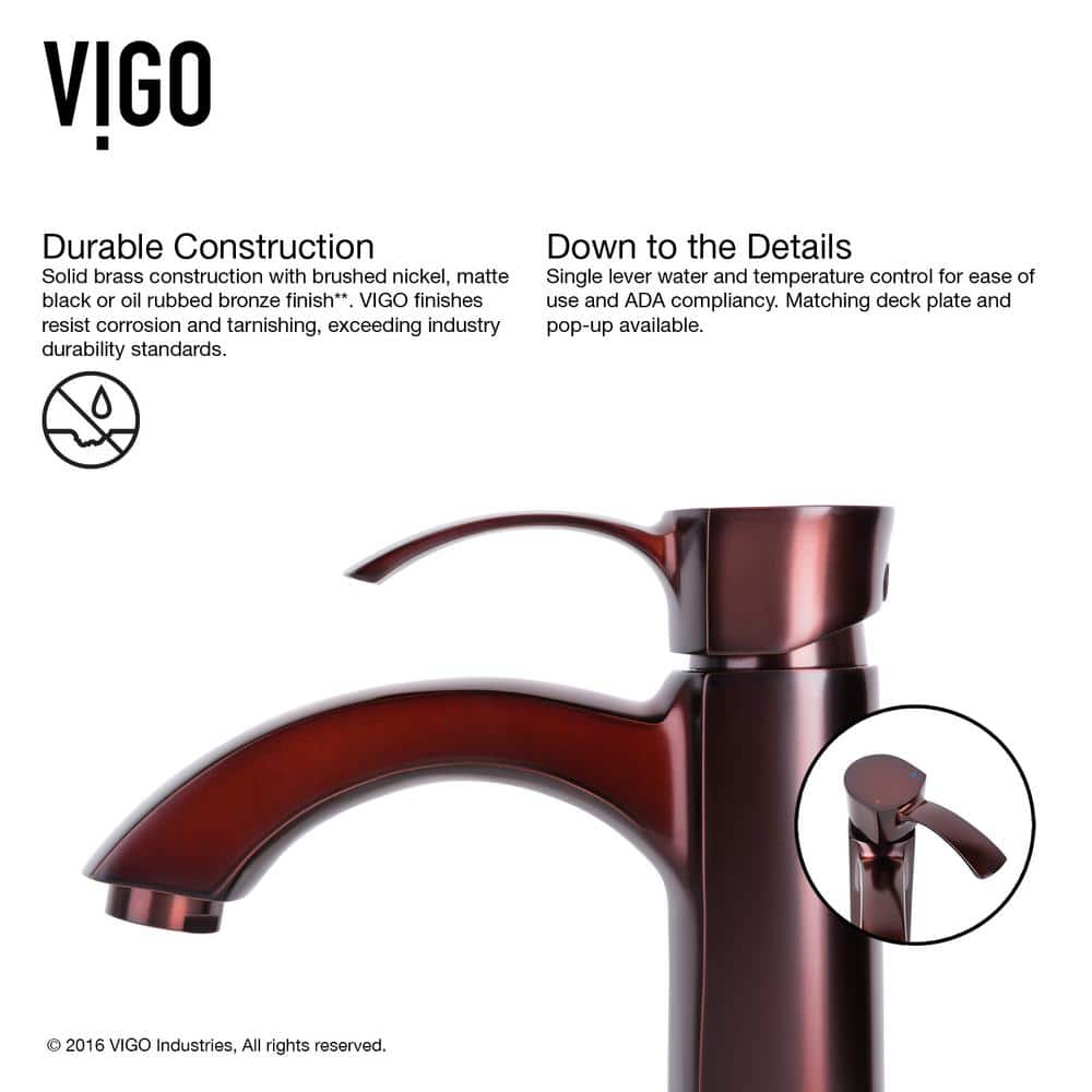 Otis Oil Rubbed Bronze Single Handle Vessel Sink Faucet