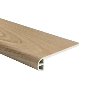 French Oak Montague 0.944 in. T x 4.527 in. W x 94.48 in. L Vinyl Flush Stair Nose Molding