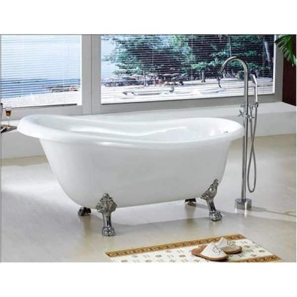 Rigid Supply Lines & Accessories for Clawfoot Bathtubs