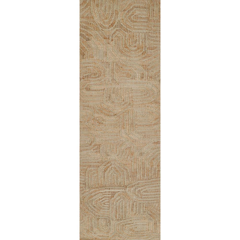 Swell Abstract Natural and Cream 2 in. x 8 in. Jute and Wool Runner Rug price history on PriceWatchPro