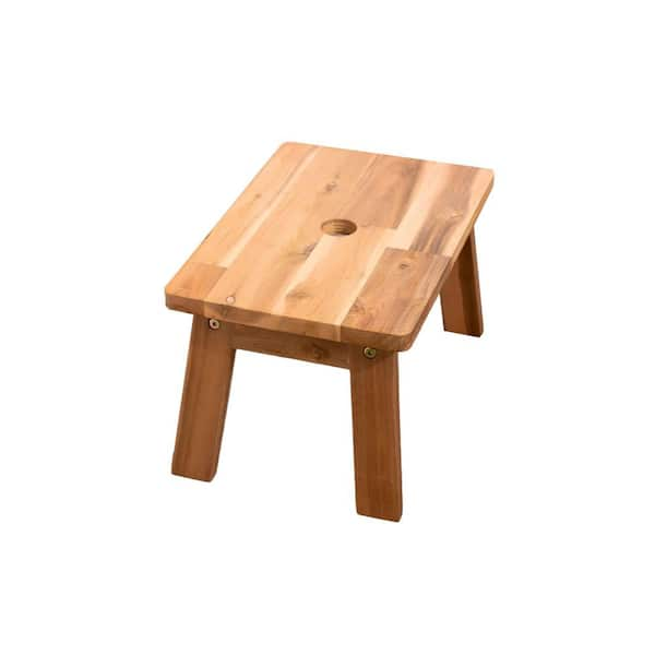 garden wood stool