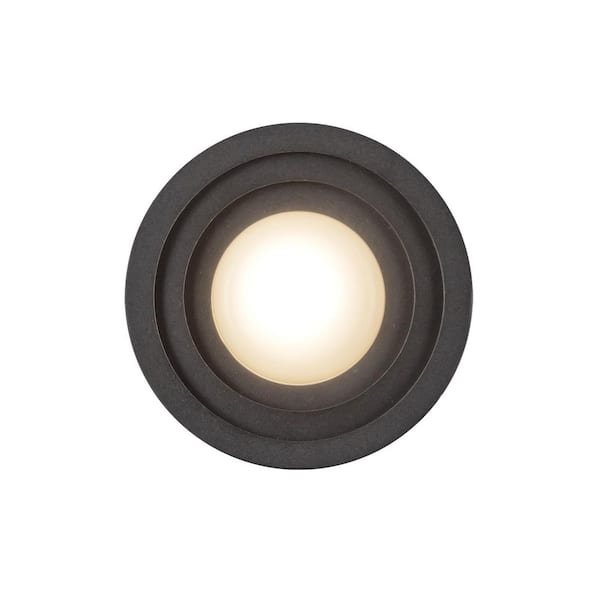 KUZCO Arco 5-in 1 Light 7-Watt Black Integrated LED Wall Sconce