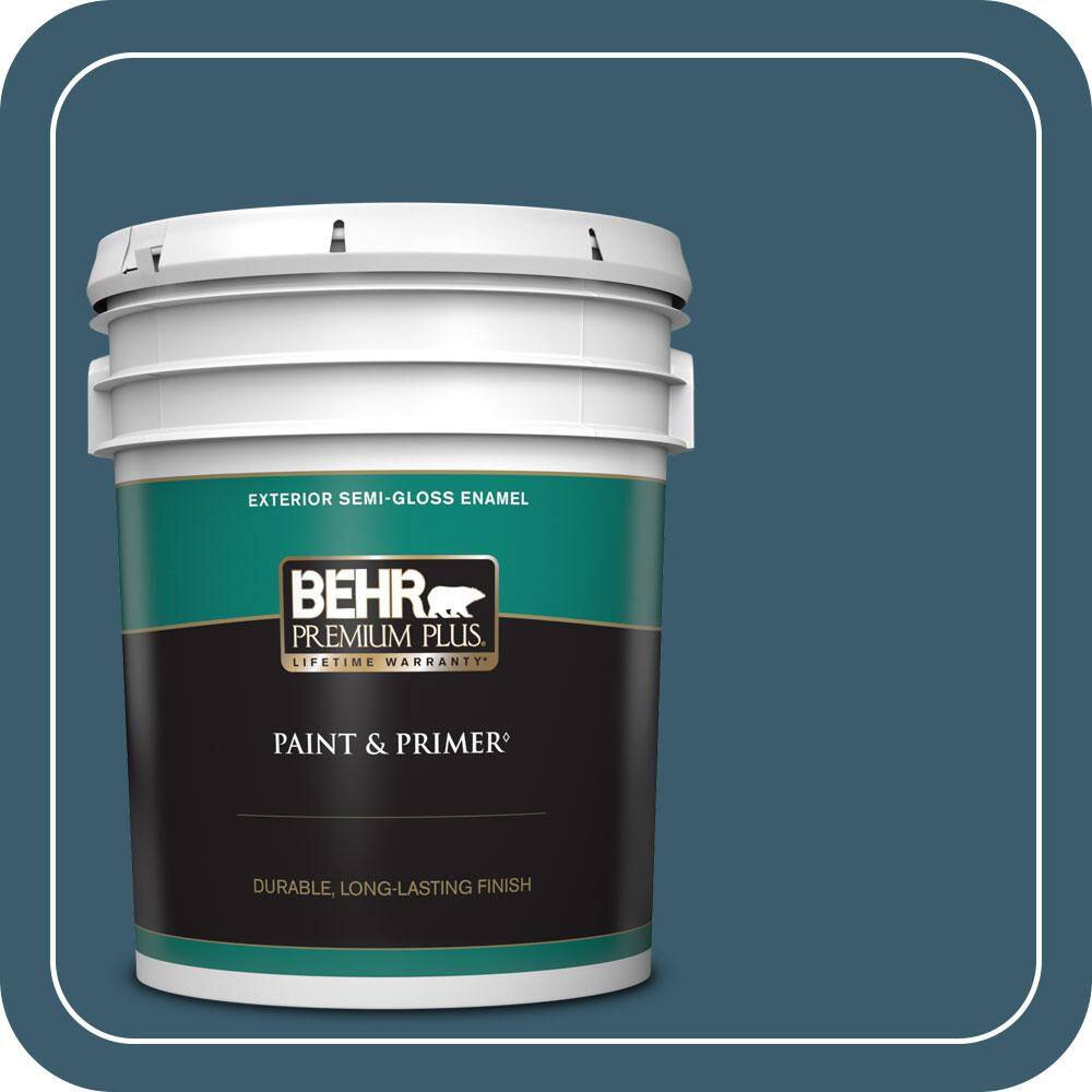 5 gal. #550F-7 Blue Spell Semi-Gloss Enamel Exterior Paint & Primer price history on PriceWatchPro