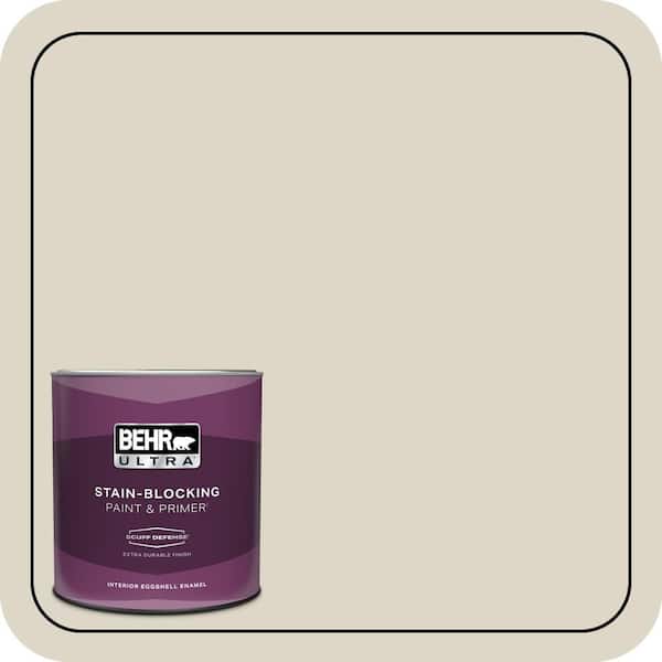 BEHR ULTRA 1 qt. #N330-2 Prairie Dust Extra Durable Eggshell Enamel Interior Paint & Primer