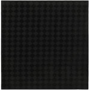 Diamond Black 12 ft. x 12 ft. Area Rug