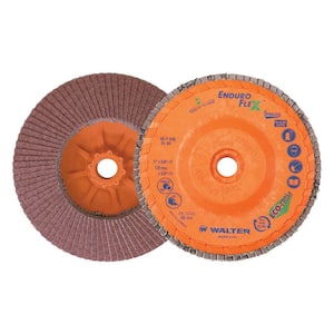 ENDURO-FLEX Stainless 5 in. x 5/8-11 in. Arbor GR80, Blending Flap Disc (10-Pack)