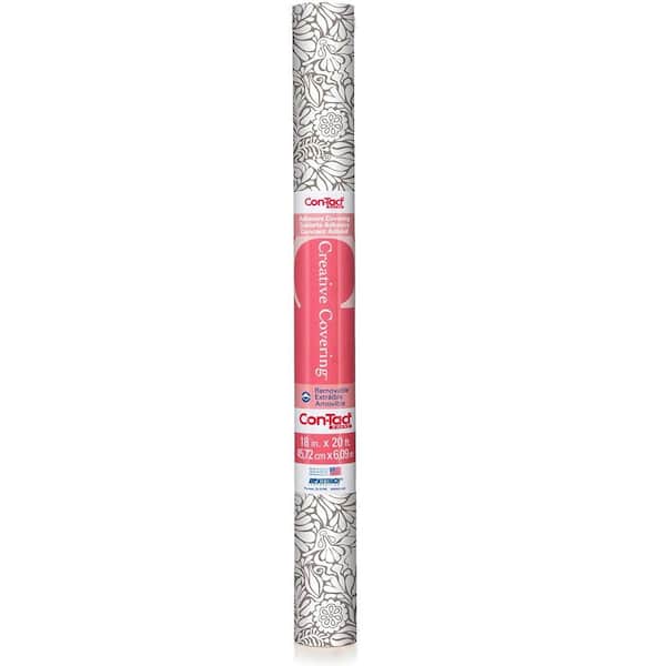 Creative Covering Adhesive Covering, Red, 18 x 50 ft