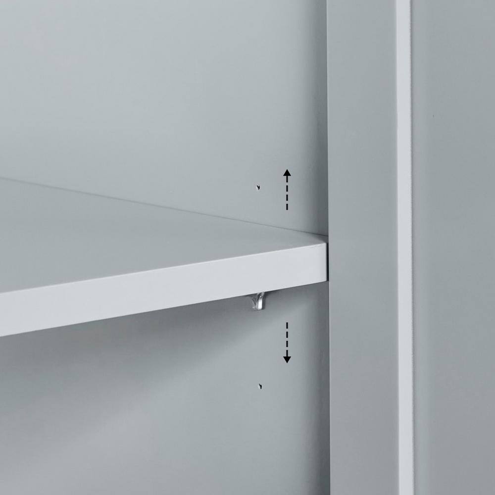 Kelly 42" Light Gray Wood Freestanding Vanity Cabinet