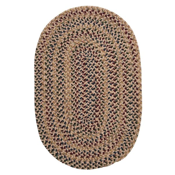 Home Decorators Collection Winchester Oatmeal 2 ft. 3 in. x 3 ft 10 in. Oval Moroccan Wool Blend Area Rug