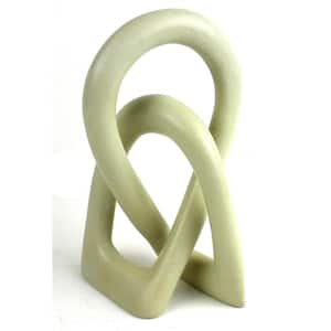 6 in. Natural Stone Eternal Love Knot Sculpture