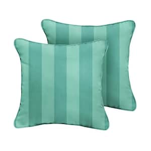 Preview Lagoon Square Indoor/Outdoor Corded Throw Pillow (Set of 2) 22 in. x 22 in.