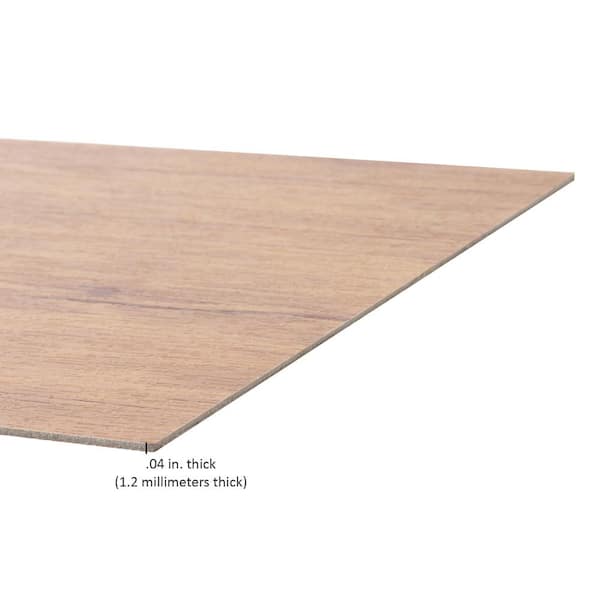 Achim Nexus Saddle 6-in Wide x 1-mm Thick Water Resistant Peel and Stick Vinyl Plank Flooring (15-sq ft) Achim Nexus Saddle 6-in Wide x 1-mm Thick Water Resistant Peel and Stick Vinyl Plank Flooring (15-sq ft)