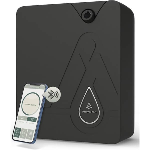 Afoxsos Upgraded Bluetooth Smart Scent Air Machine, Cold Technology, Hotel Collection Diffuser, Waterless Whole House in Black