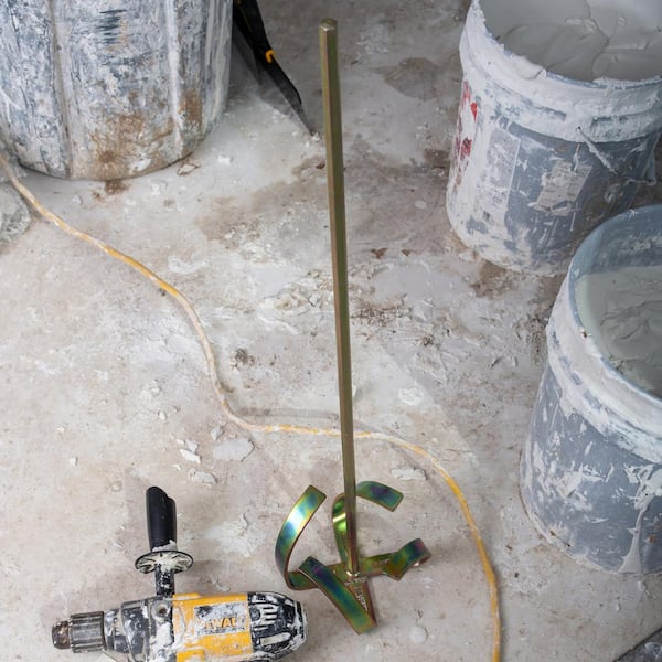 DEWALT 28 in. Pro Mixing Paddle with 4 in. Head in Gold DXTT-2-294