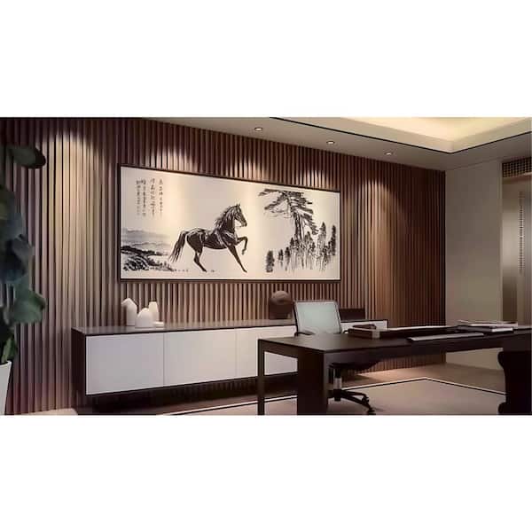 Ejoy 93 in. x 6 in. x 0.8 in. Solid Wood Wall Cladding Siding