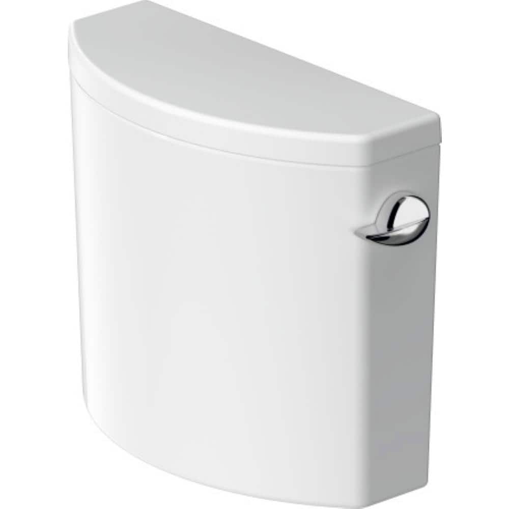 Duravit White Ceramic Toilet Tank with Right Hand Lever