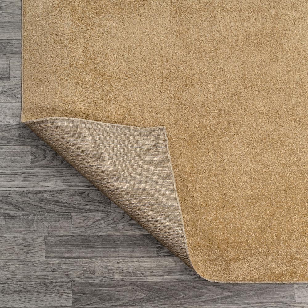 Twyla Yellow Low-Pile Machine-Washable Area Rug, 4 ft. x 6 ft.