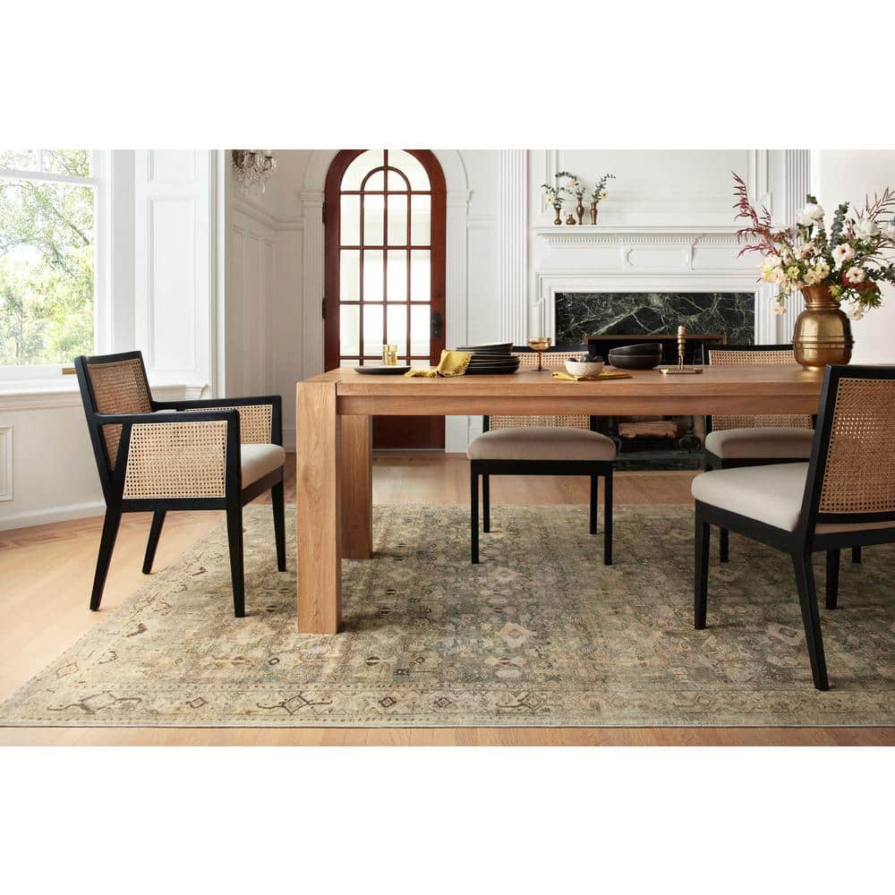 Ivory 9' x 12' Rectangular Oriental Synthetic Rug