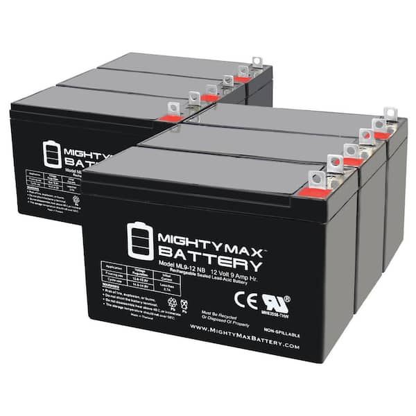 MIGHTY MAX BATTERY 12V 9AH SLA Replacement Battery for Generac 0G9449 ...