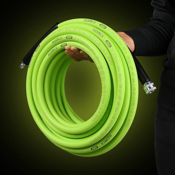 High Pressure Hot Water Hose 4200 PSI Wire Braided 30' Quick Connects 