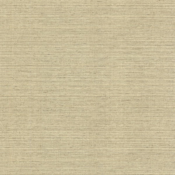 Warner Madison Beige Faux Grasscloth Beige Wallpaper Sample