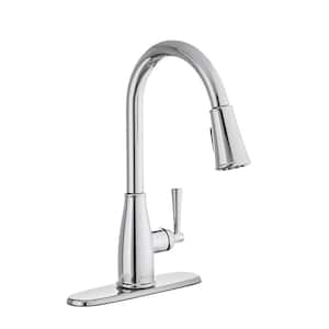 Fairhurst Single-Handle Pull-Down Sprayer Kitchen Faucet with TurboSpray and FastMount in Chrome