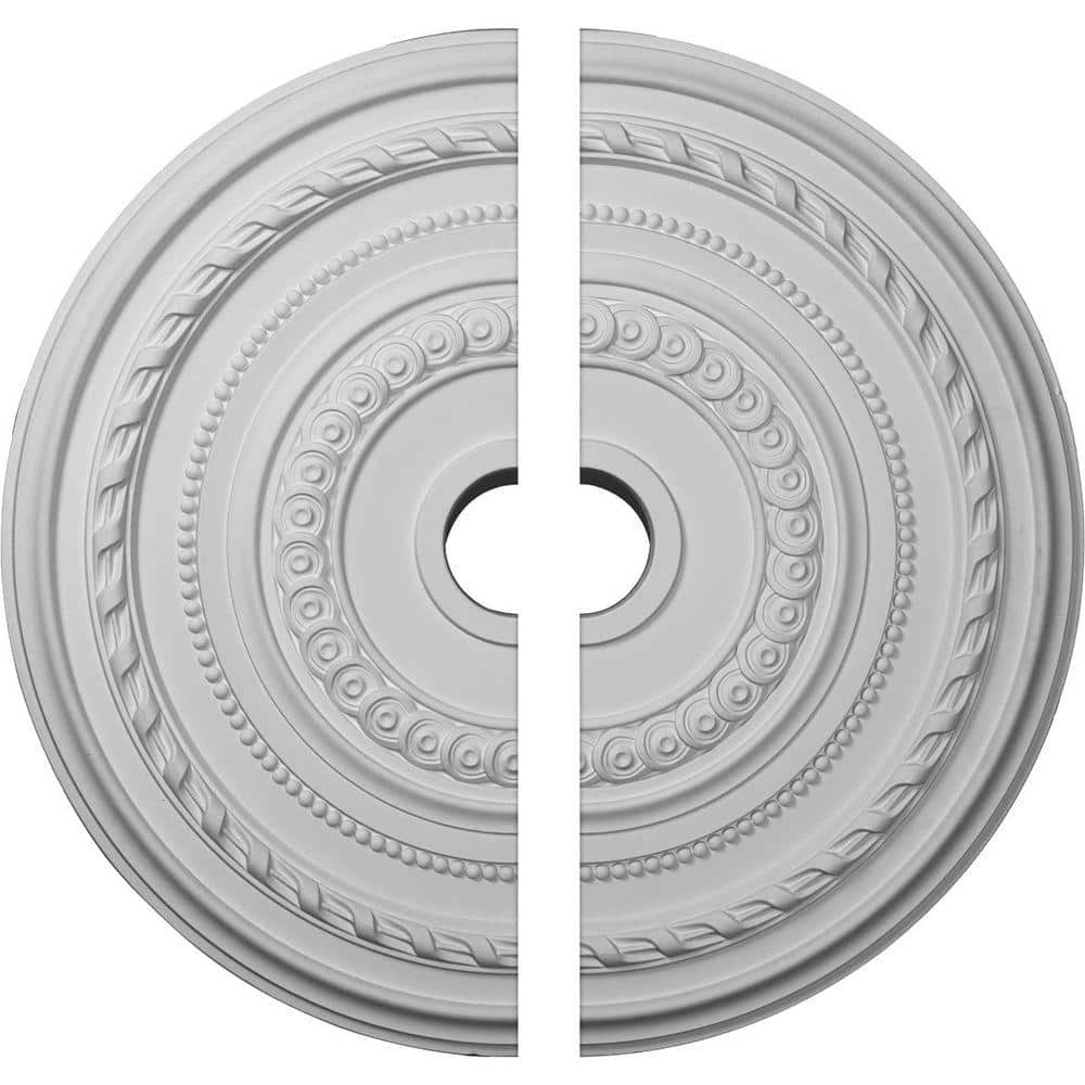 Ekena Millwork 253/8 in. x 33/8 in. x 13/8 in. Cole Urethane Ceiling