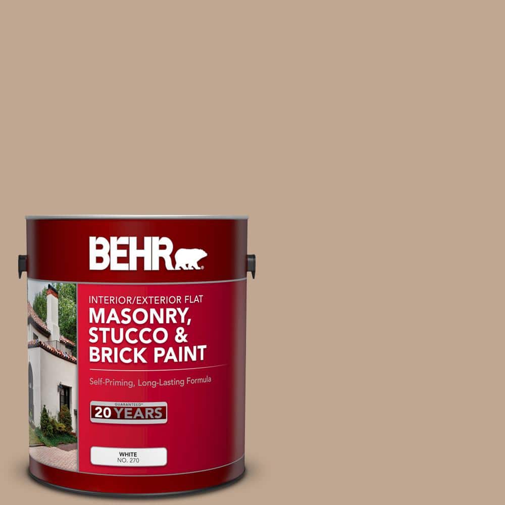 1 gal. #MS-23 Sequoia Flat Interior/Exterior Masonry, Stucco and Brick Pain