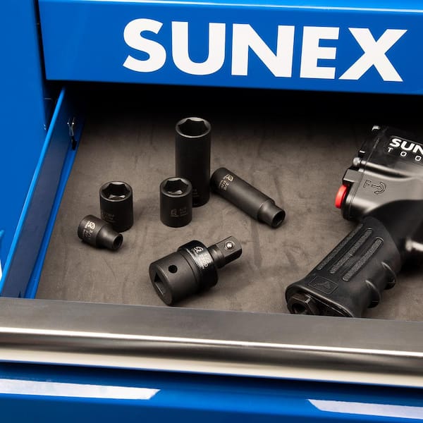 Sunex 2300 1/2" Drive Universal Impact Joint Cr-Mo Steel Radius Corner Design... 
