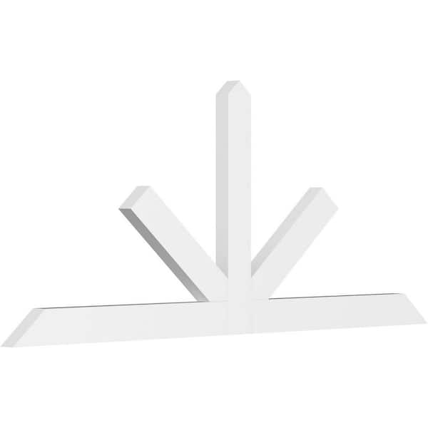 Ekena Millwork Saratoga 72 in. W x 30 in. H x 2 in. D Signature Polyurethane Bracket