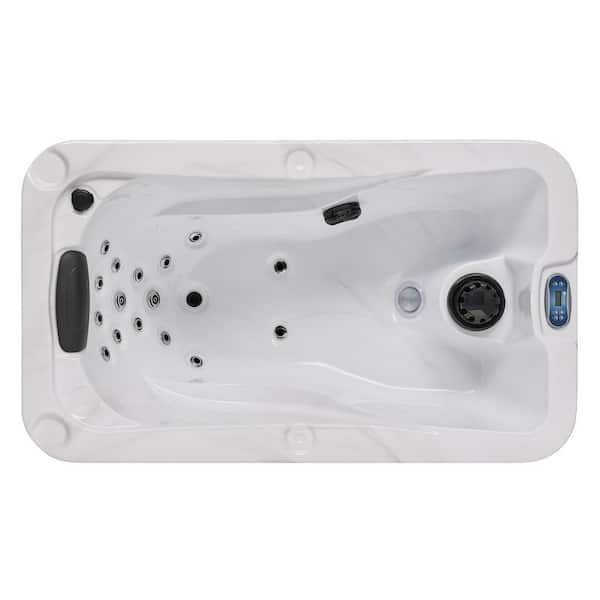 Luxury Spas Solo-1-Person 17 Jet, 240-Volt Lounger Hot Tub in