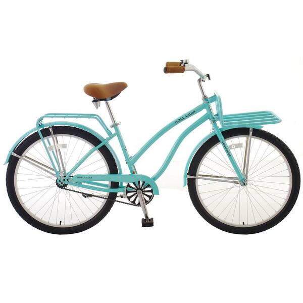 Hollandia Holiday F1 Cruiser Bicycle, 26 in. Wheels, 11 in. Frame, Women's Bike in Mint Green