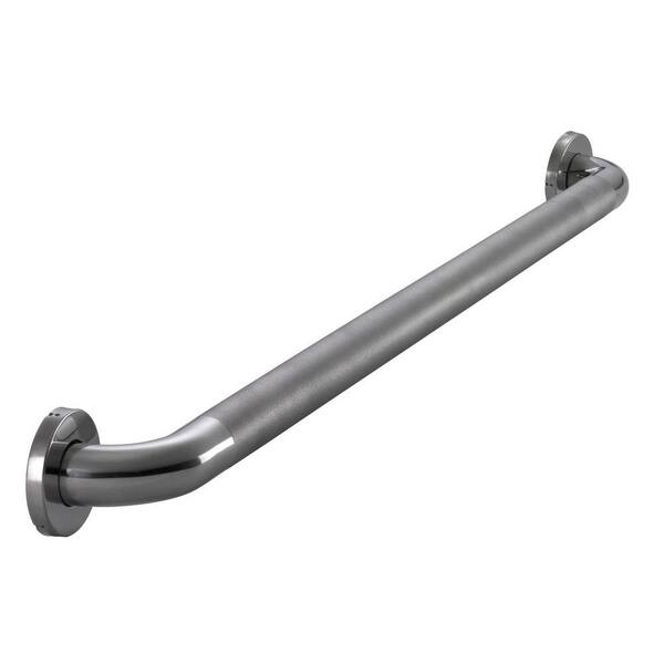 Glacier Bay 36 in. x 1-1/2 in. Concealed Peened ADA Compliant Grab Bar in Polished Stainless Steel
