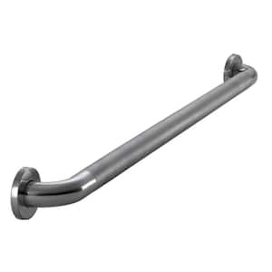 42 in. x 1-1/2 in. Concealed Peened Grab Bar in Polished Stainless Steel