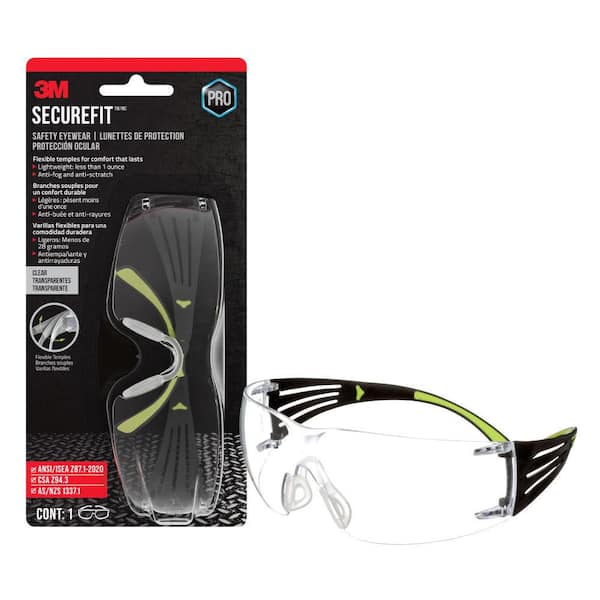 SecureFit 400 Clear Anti-Fog Safety Glasses