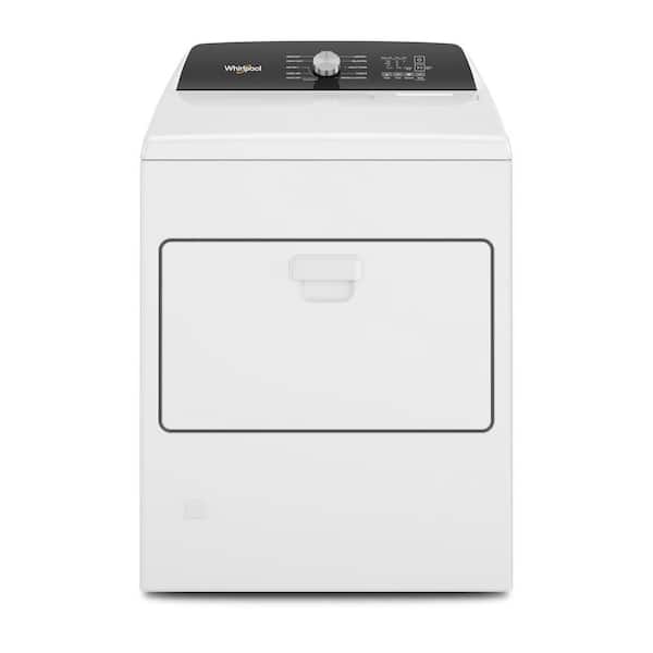 Whirlpool 7 cu. ft. White Top Load Gas Moisture Sensing Dryer