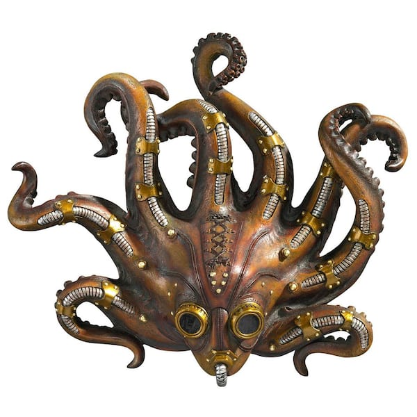 Design Toscano Steampunk Octopod Novelty Wall Sculpture