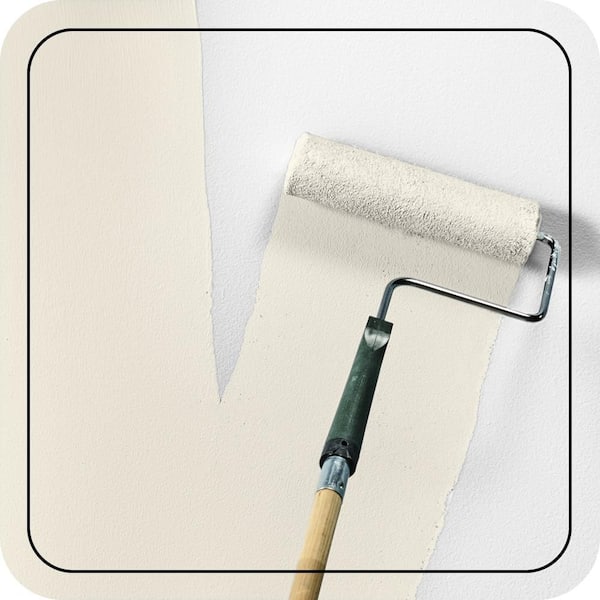 1 gal. #YL-W09 Spun Cotton Eggshell Enamel EcoMix Plant-Based Interior Paint & Primer