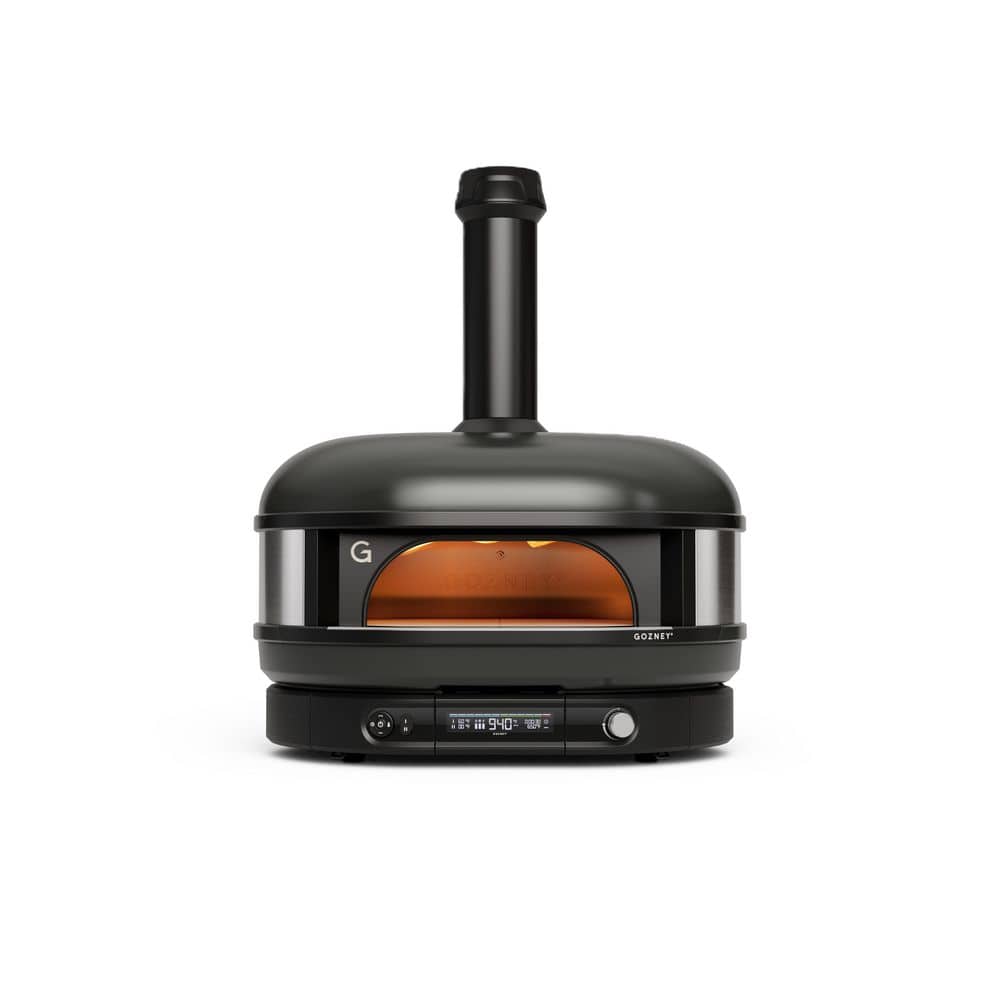 Dome (Gen 2) Dual Fuel Natural Gas Outdoor Pizza Oven in Off-Black