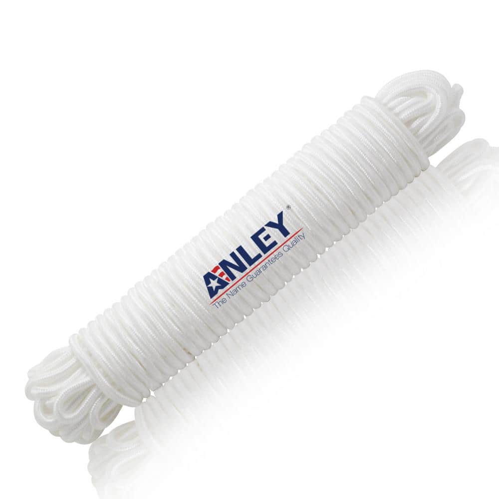 ANLEY 50 ft. Flag Pole Halyard Rope, Suitable for Climbing, Swing