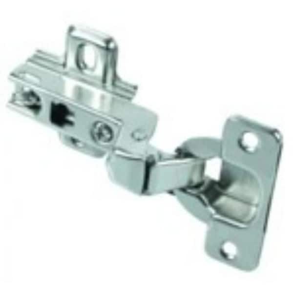 Full Inset Self-Closing Concealed No Radius Cabinet Hinge in Satin Nickel - (Set of 24)