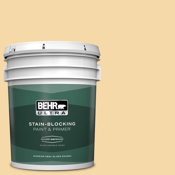 BEHR ULTRA 5 gal. #BXC-31 Midsummer Extra Durable Semi-Gloss Enamel Interior Paint & Primer