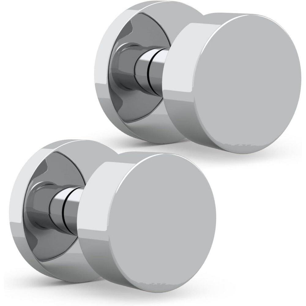 Buena Metal Polished Chrome Hall/Closet Privacy Door Lock Style Door Knob with featuring Single Side Design 2 Pack price history on PriceWatchPro