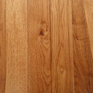 Take Home Sample - Hickory Autumn Wheat Solid Hardwood Flooring - 5 in. x 7 in.