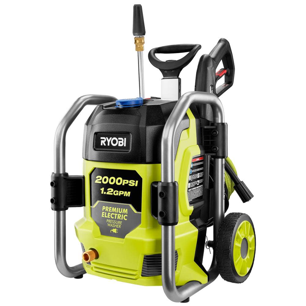 RYOBI 2000 PSI 1.2 GPM Cold Water Electric Pressure Washer-RY142022VNM - The Home Depot