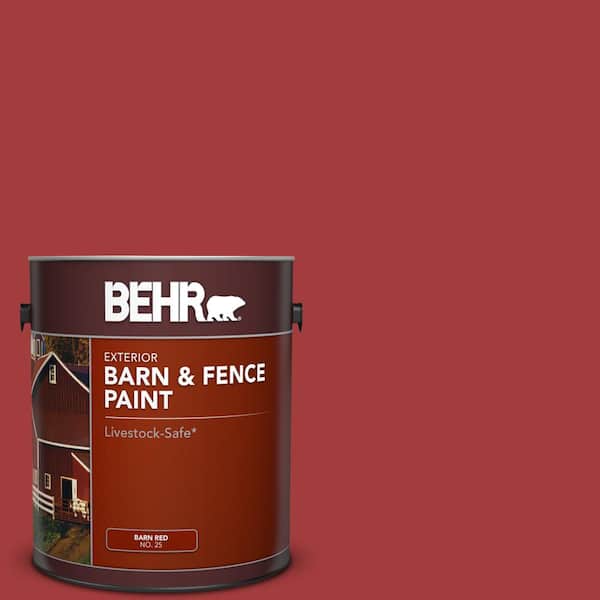 Valspar Barn and Fence Flat Red Latex Exterior Paint (1-Gallon) in the  Exterior Paint department at